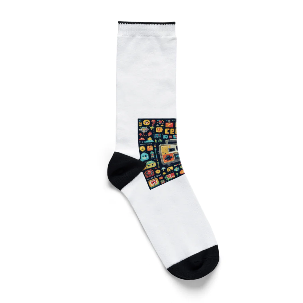 pepesamaのレトロゲーム風 Socks