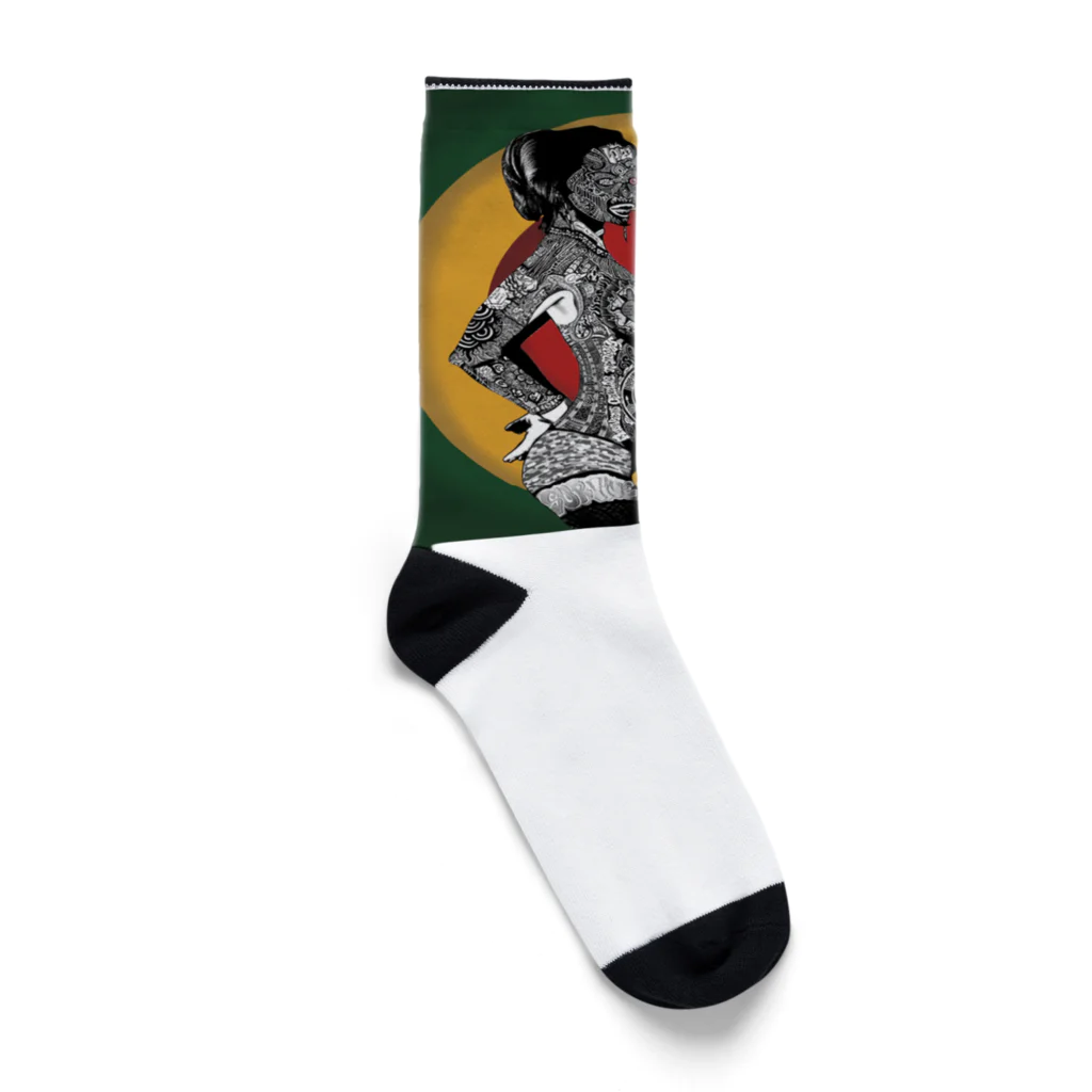 kaz77のorigin art Socks