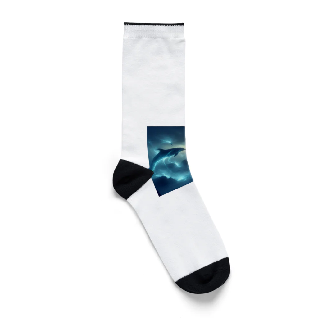 animalsの神秘的なイルカ Socks