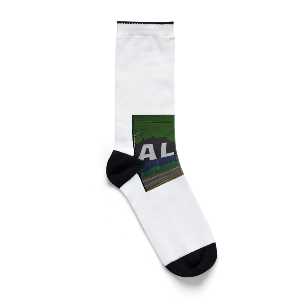 【ALC.9】alcohol nine -196℃の森のクマさん Socks