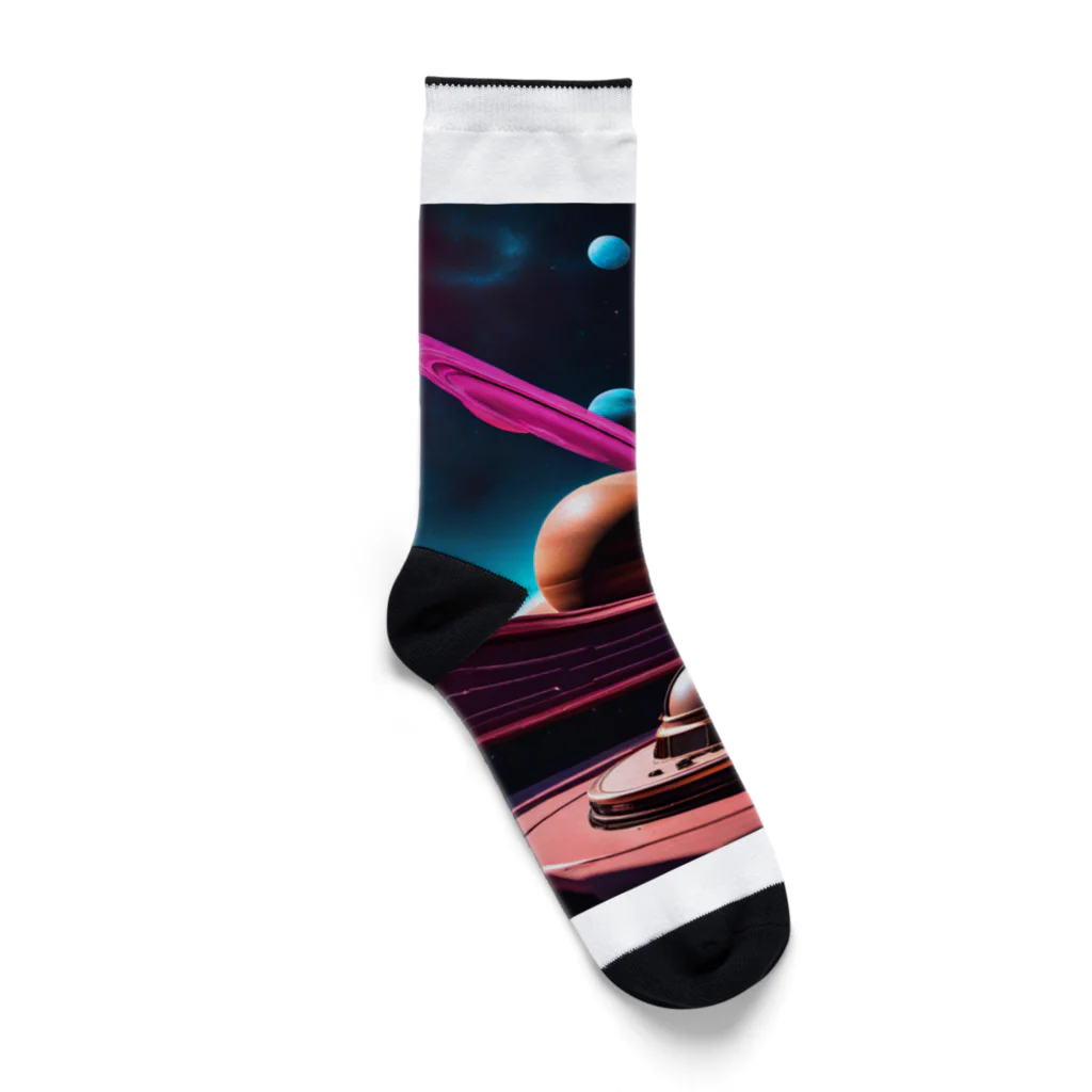 LUF_jpsのExploring the Solar System Socks