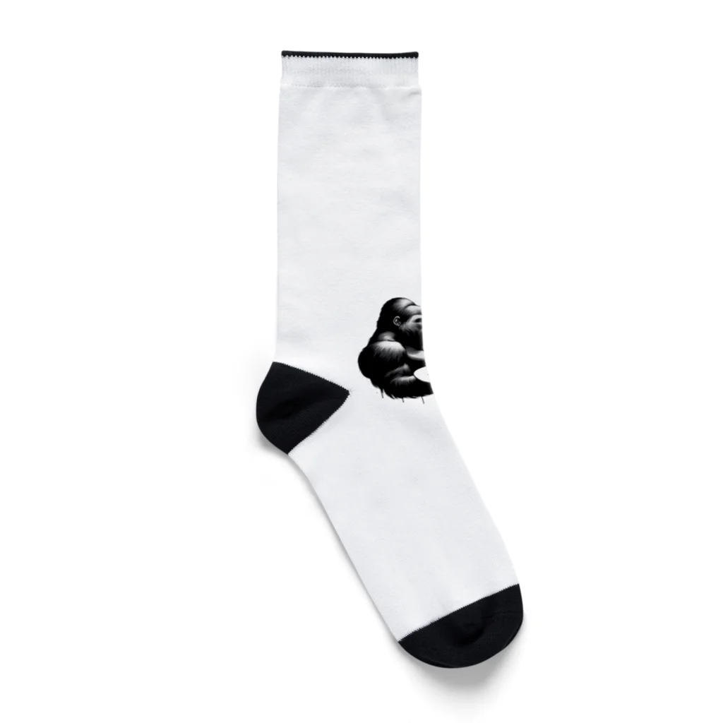 K'ramaの画家ゴリラ Socks