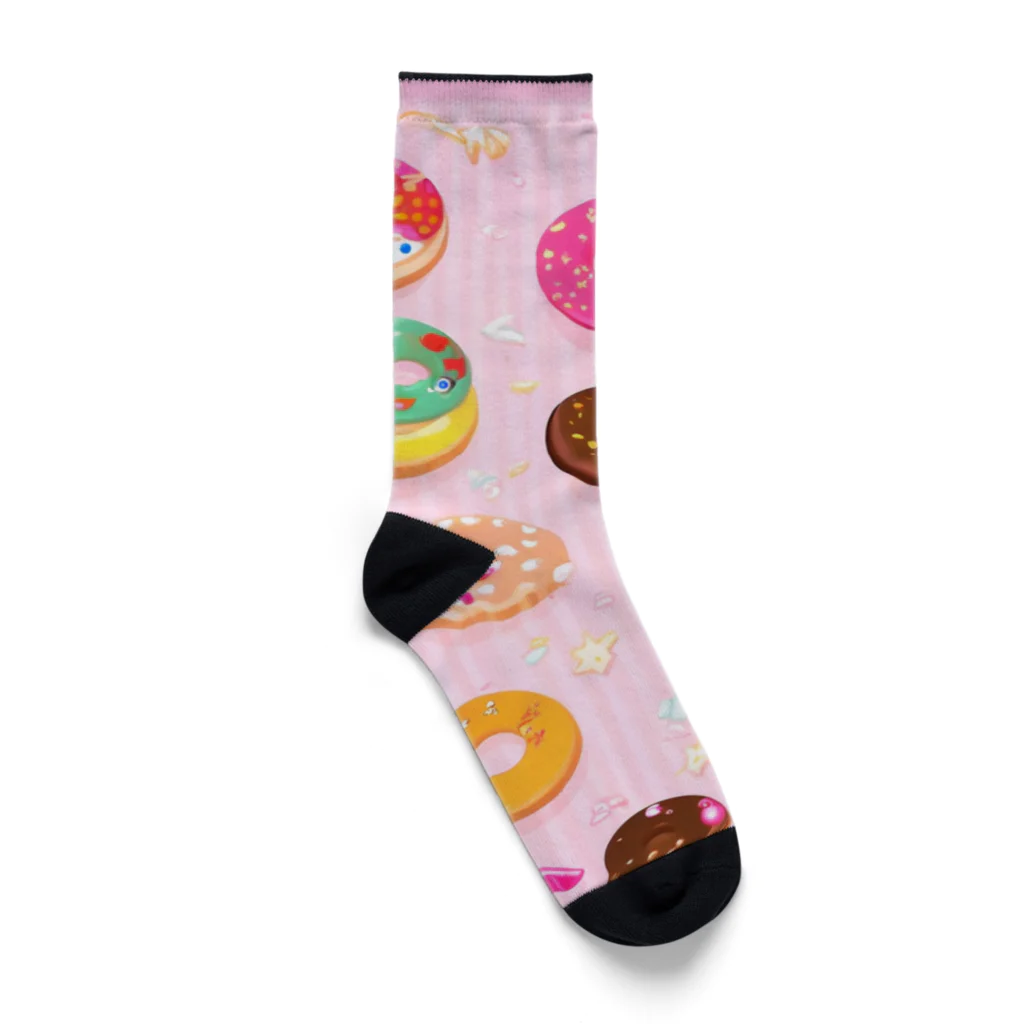 MEGROOVEのドーナツいっぱい🍩 Socks