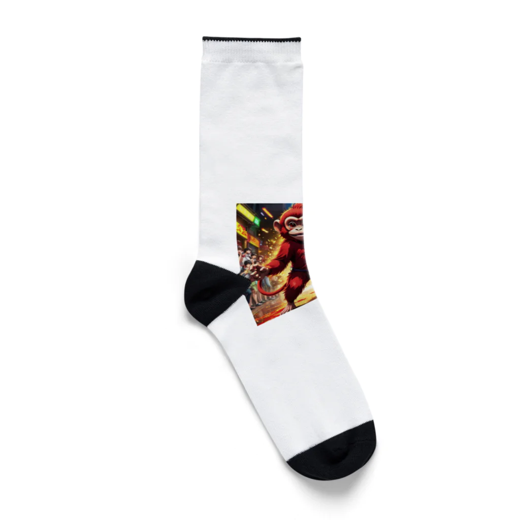 RM88の陽気なサル Socks