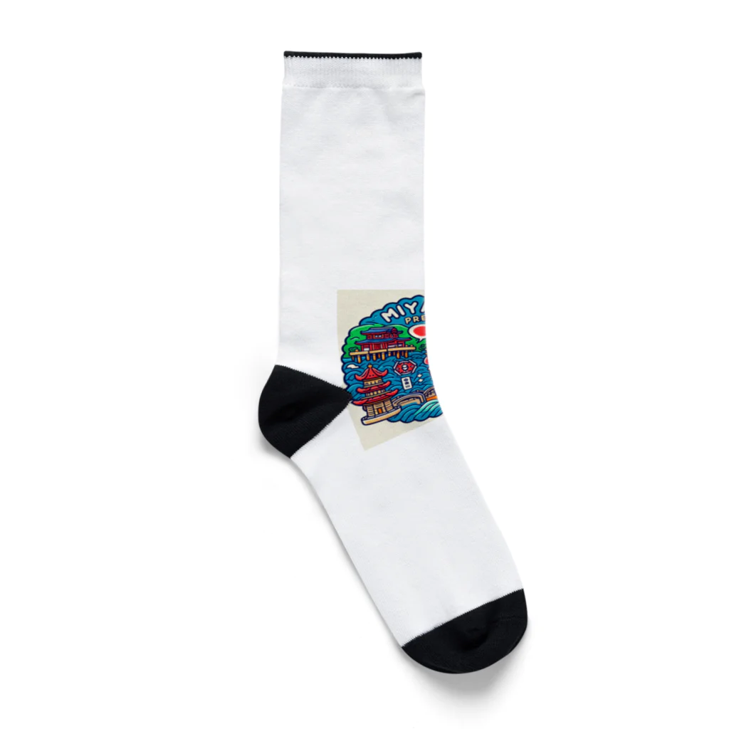 CHRON SHIROの宮城県 Socks