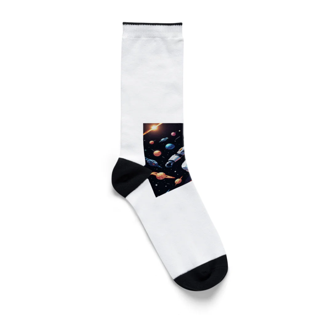 kawadai_の宇宙を旅している勇者 Socks