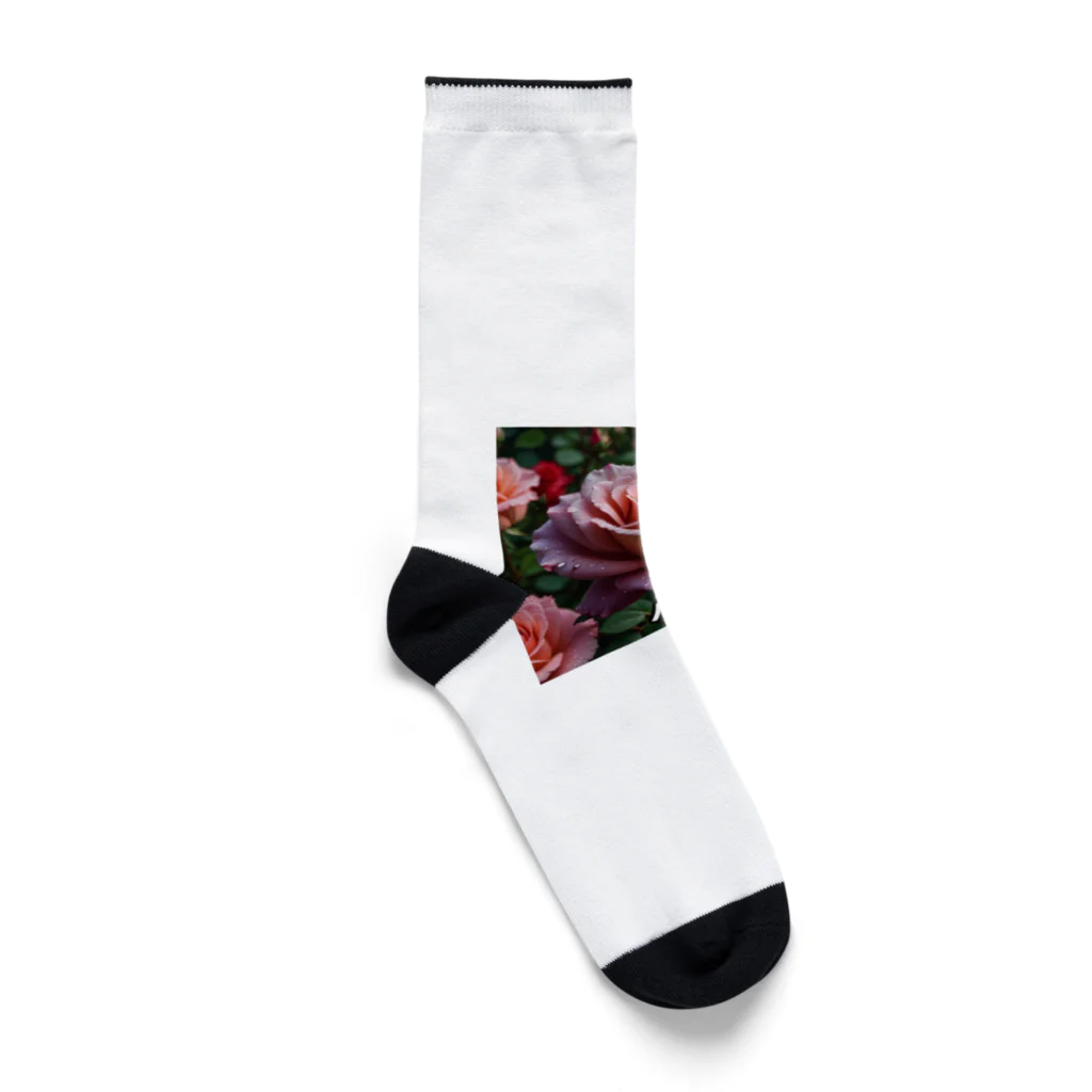 nigihayahiのバラ Socks