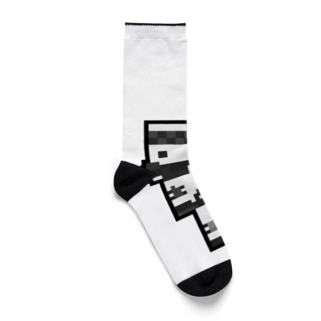 しろのなんかしろくてぶそうしてるやつ Socks