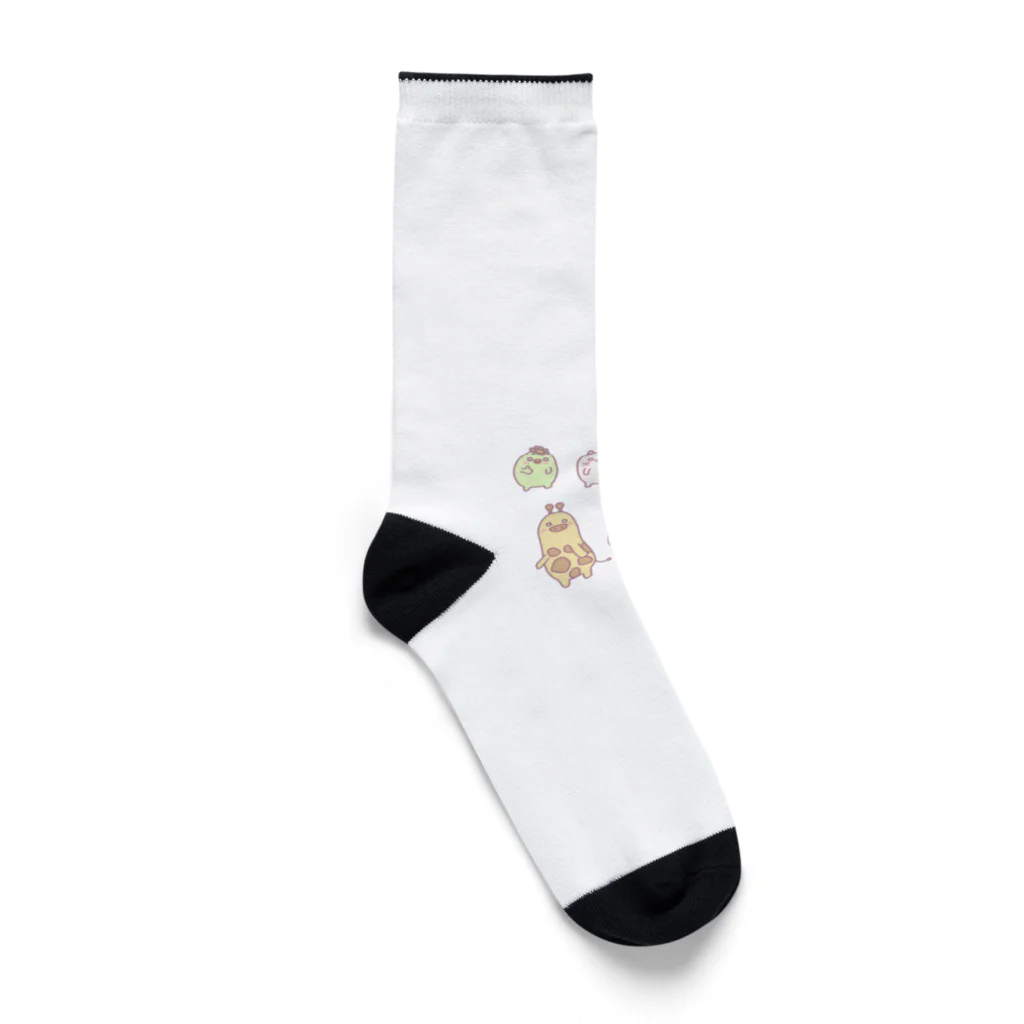 zizimaru104の動物集合（´(ｪ)｀） Socks