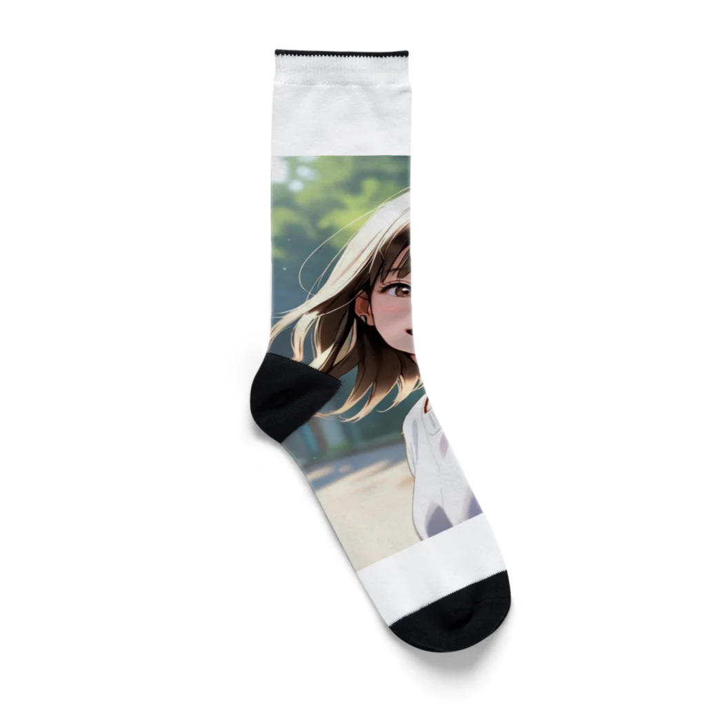 ZZRR12の元気をもらえる笑顔 Socks