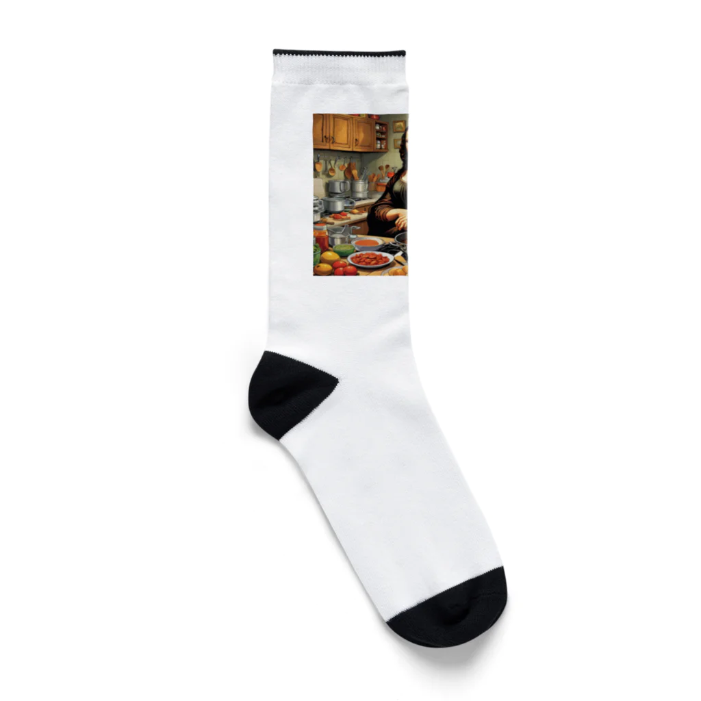 Ryooooooooooooooの料理するモナ・リザ Socks