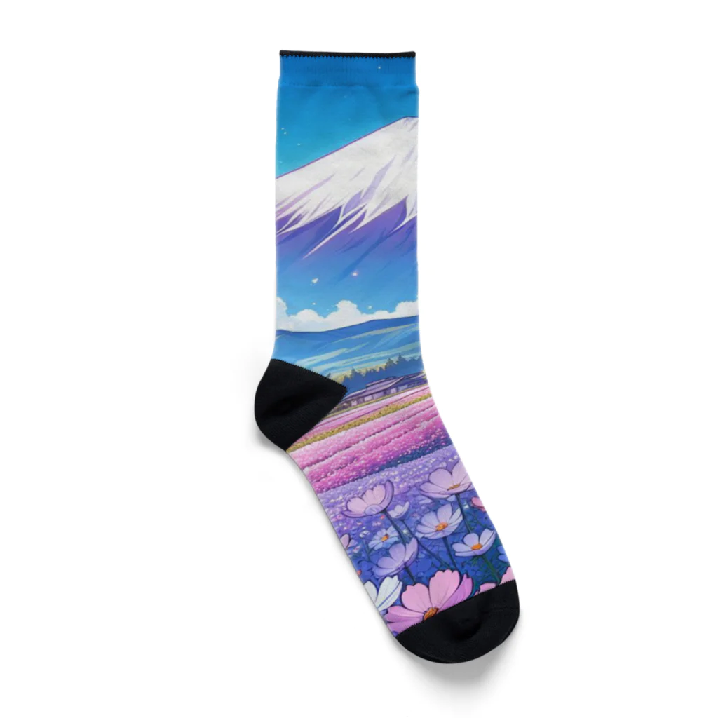 Qten369の日本の美しい風景 Socks