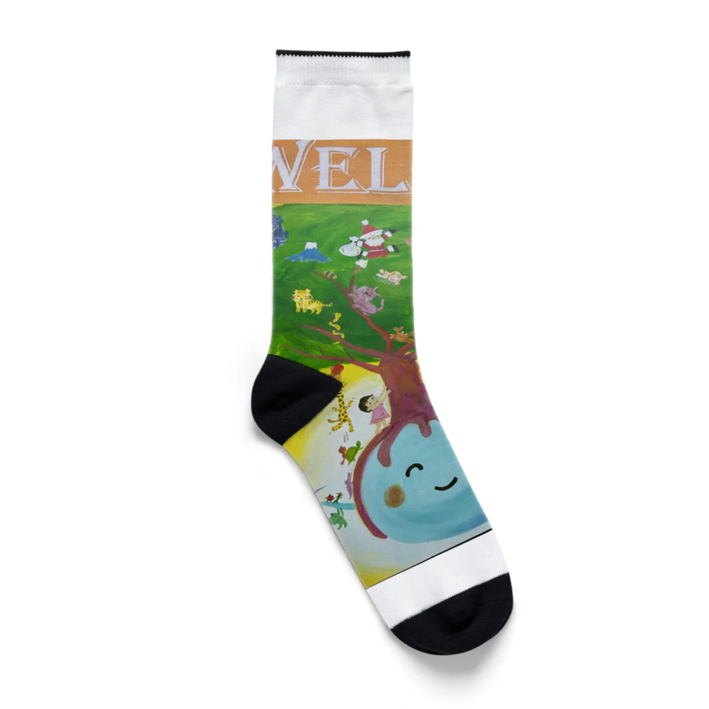 yoko-art-121のwelcome Socks