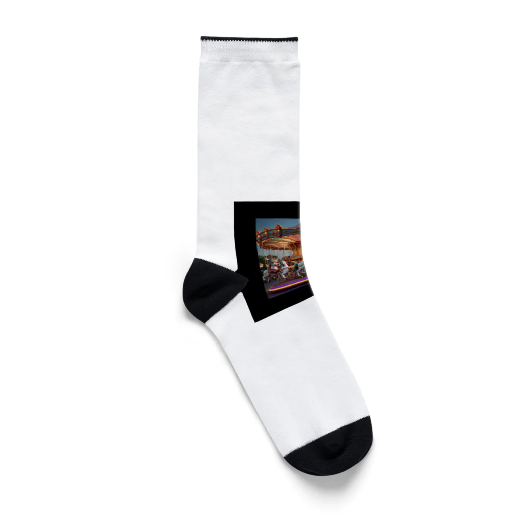 mayumin-1234のメリーゴーランド Socks