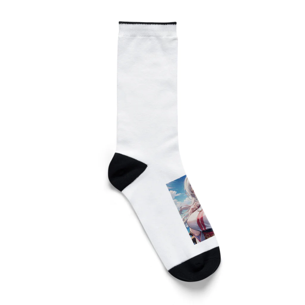 巫女スタぐらむの巫女姿のママ Socks