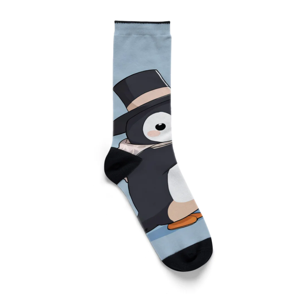 ganeshaのおもちゃの望遠鏡でかわいいペンギンに会おう Socks