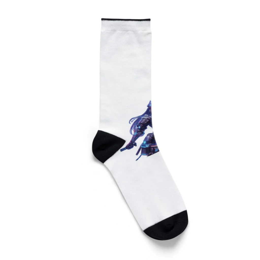 T_yama0429のムサシ Socks