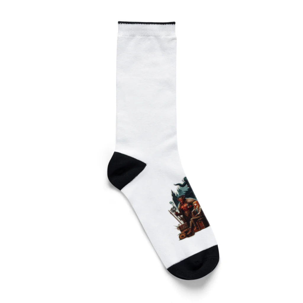 Mamechan2021の戦いの後のコーヒータイム Socks