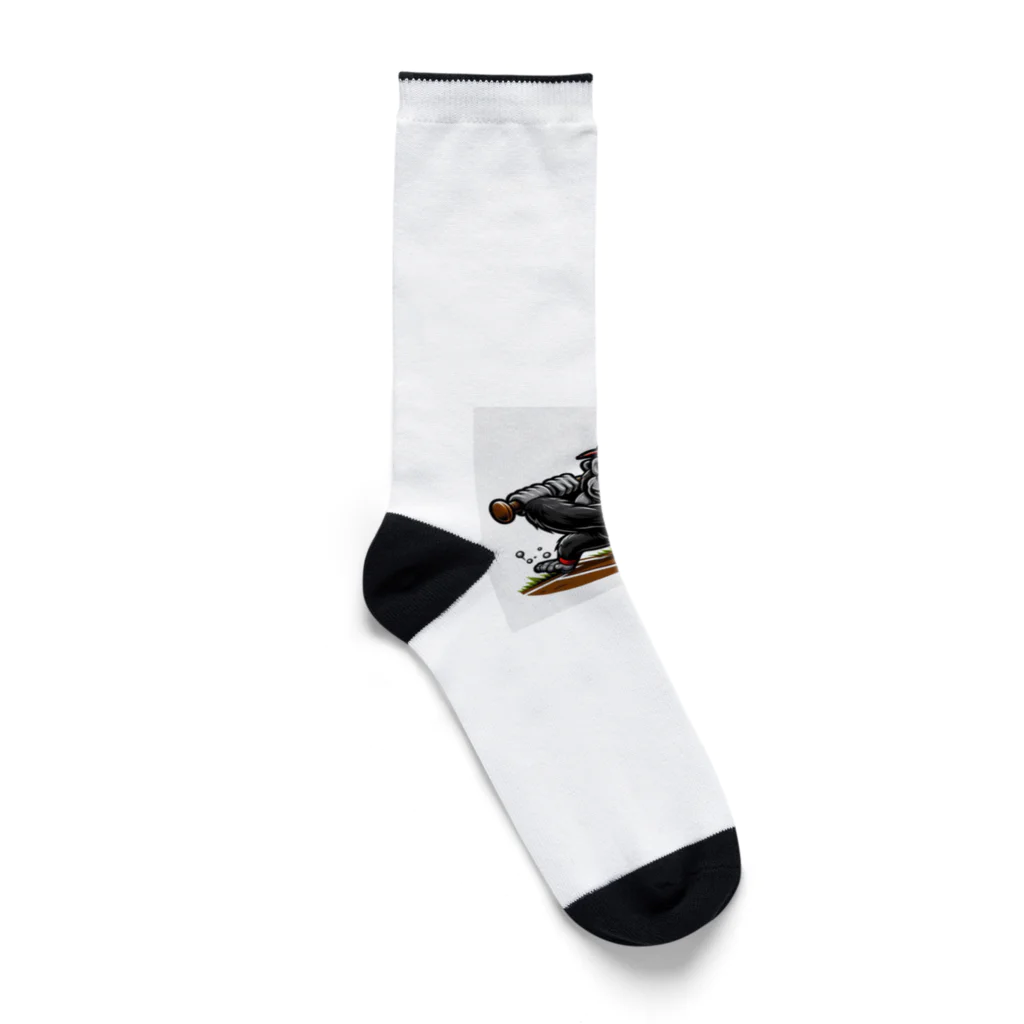 namidamakiの野球ごり Socks