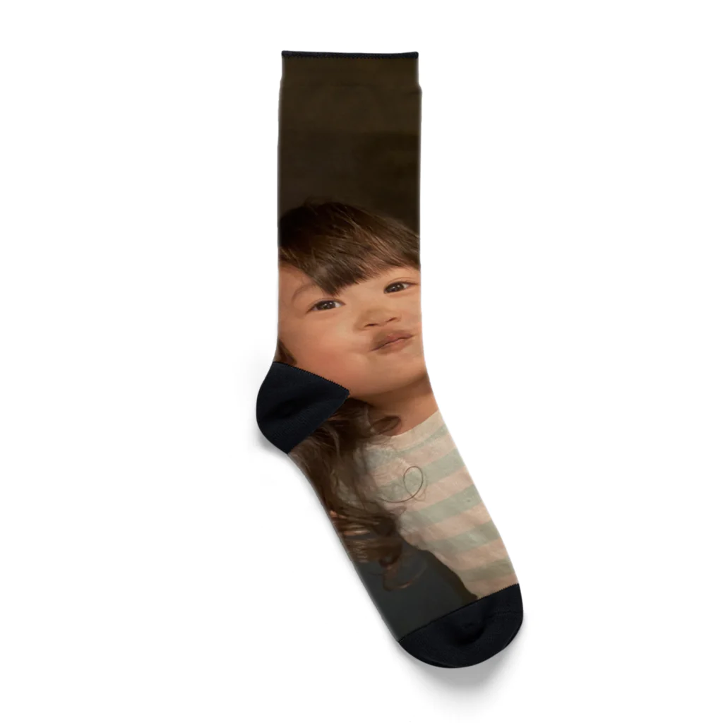 こばとん（ブルドックロック）のひー Socks