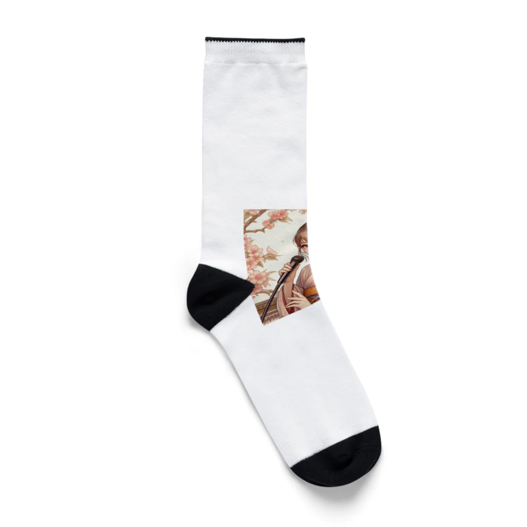 かるるんショップの桜と新人歌手と　 Socks