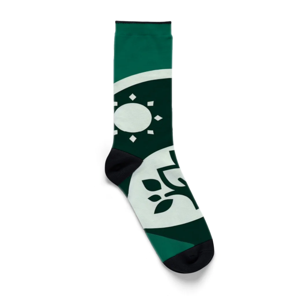 Qten369の地球を守ろう Socks