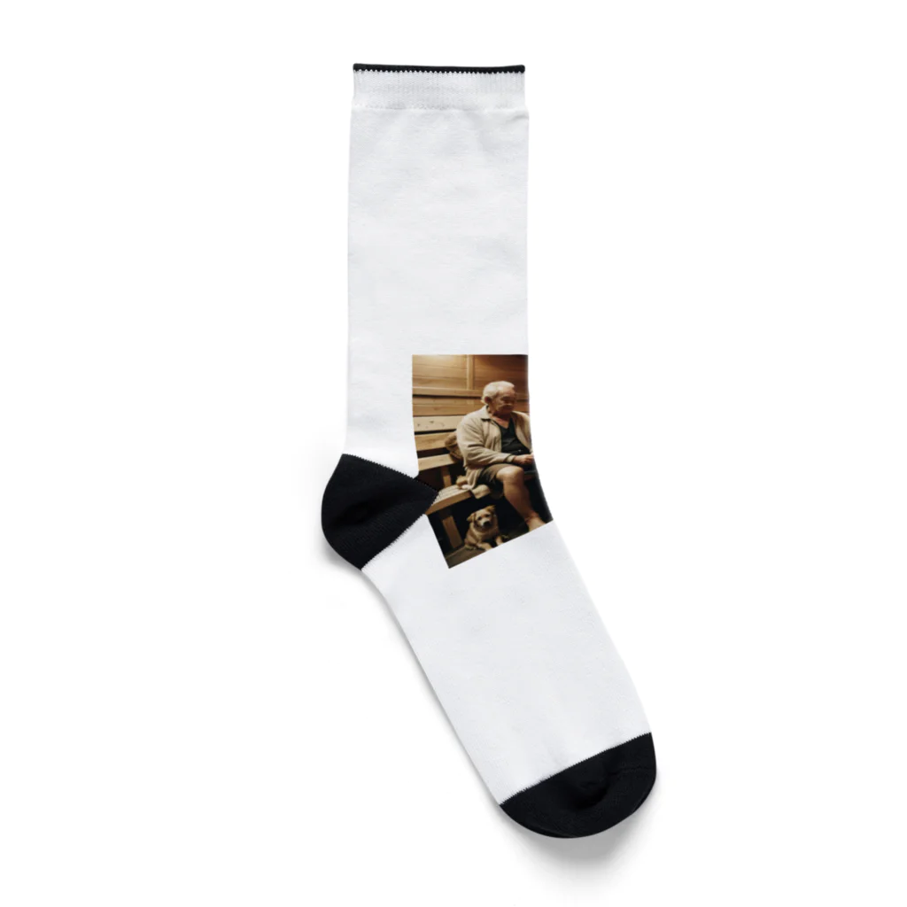 A.の散歩中のサウナー　 Socks