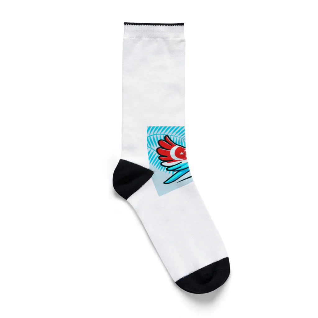 bugisショップの煌めくトロピカルバード🐦️ Socks