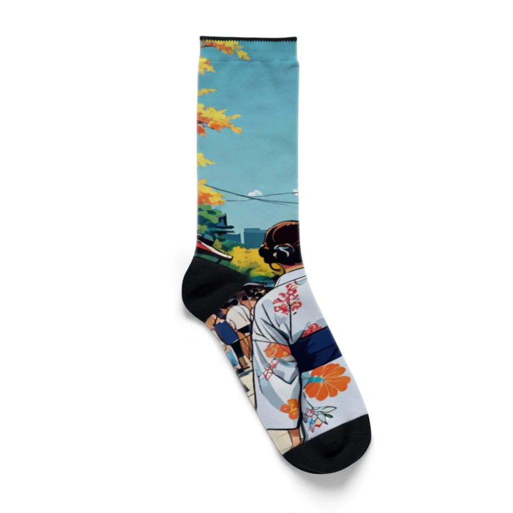 noiSutoaの浴衣 Socks