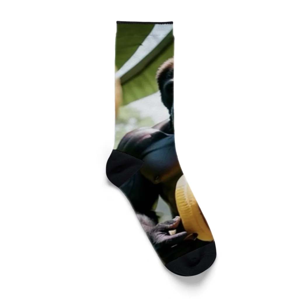 ゴリラのゴリラバナナ Socks