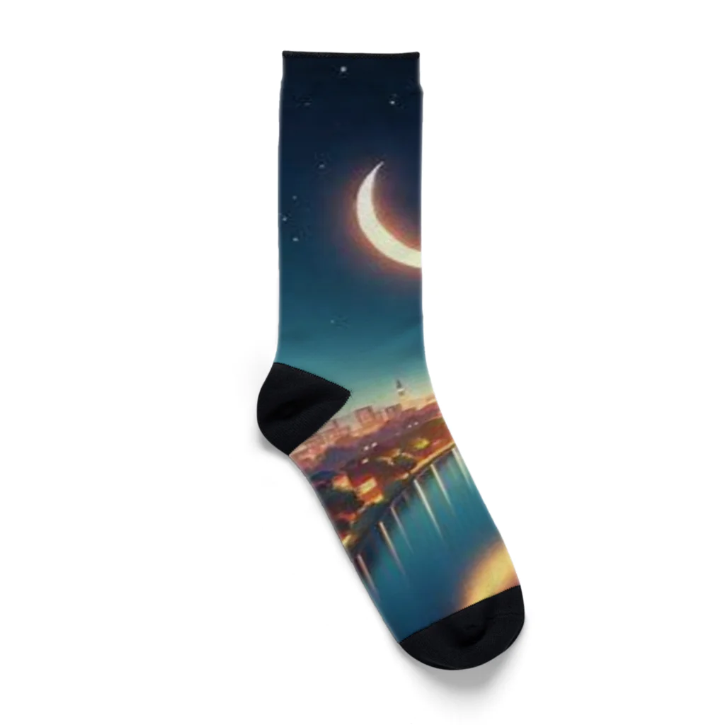 Rパンダ屋の「夜景グッズ」 Socks