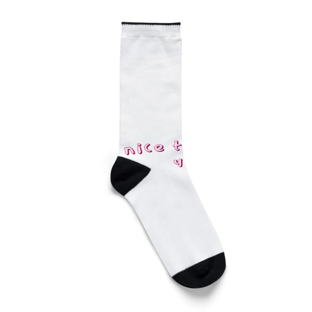 ミヤさんのnice to meet you Socks