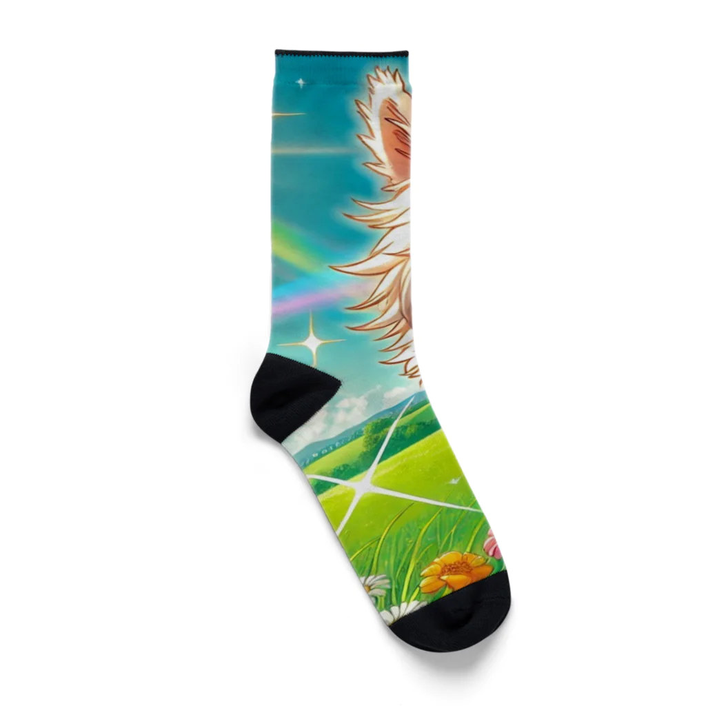 DQ9 TENSIのアニメ風アルパカ Socks