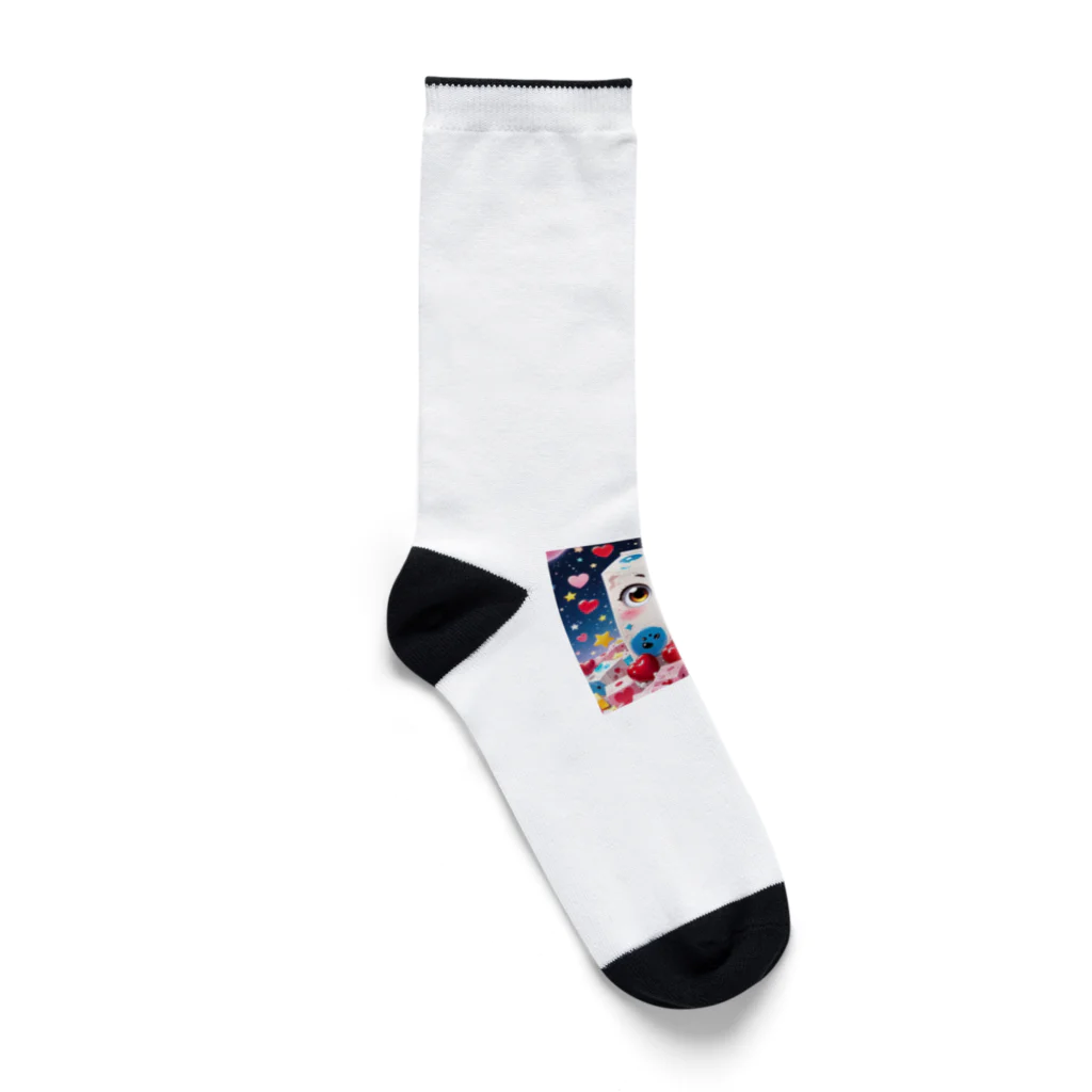 rich_miltのミルキースター Socks