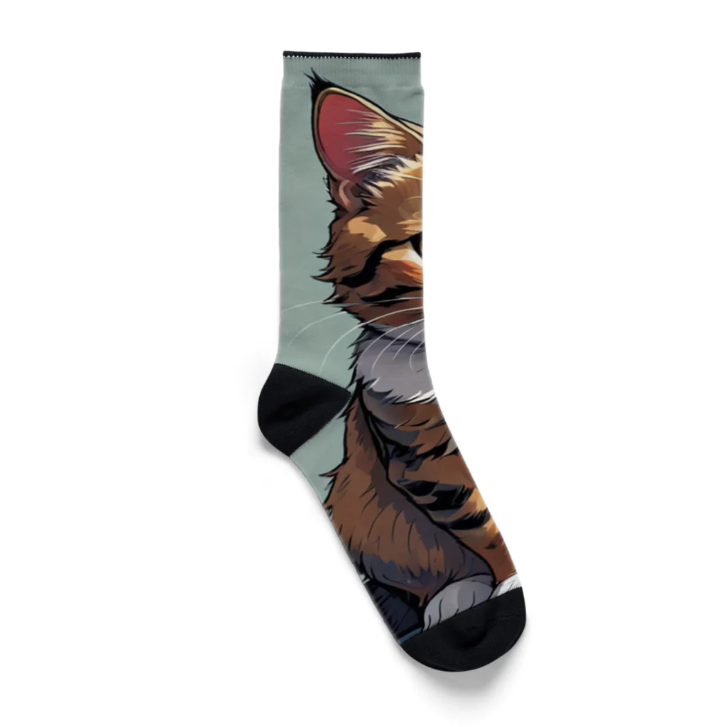 Taka Maker's のお座り子猫 Socks