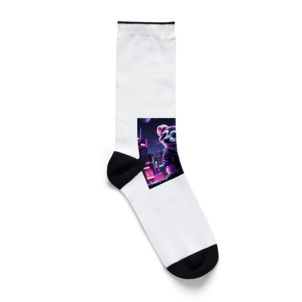 NOZILのサイバーショウガラゴ Socks