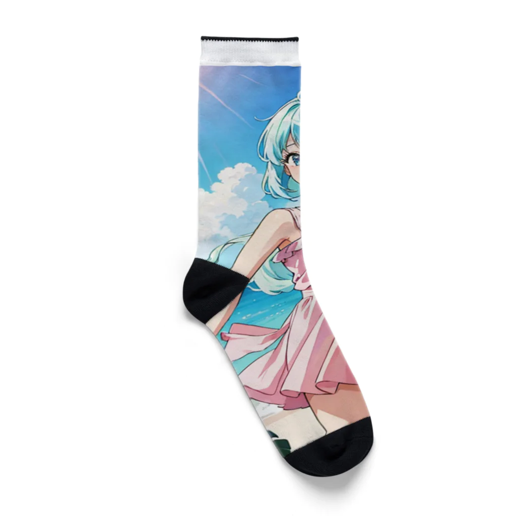 yozoraniyumeoの魔法トロピカル少女 Socks