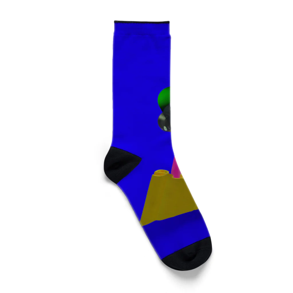 Hayata Shimizuの青色 Socks
