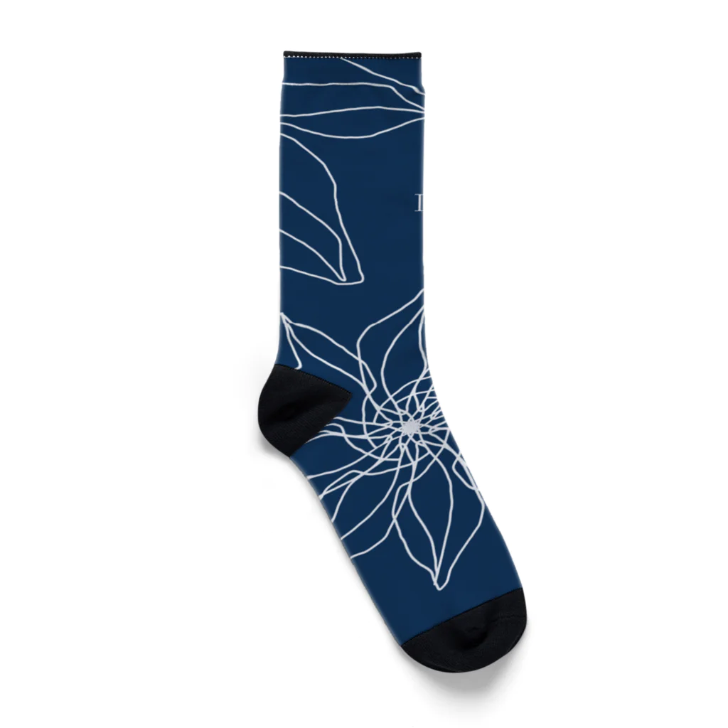 Momonngamonnga zakka のINDIGO Socks