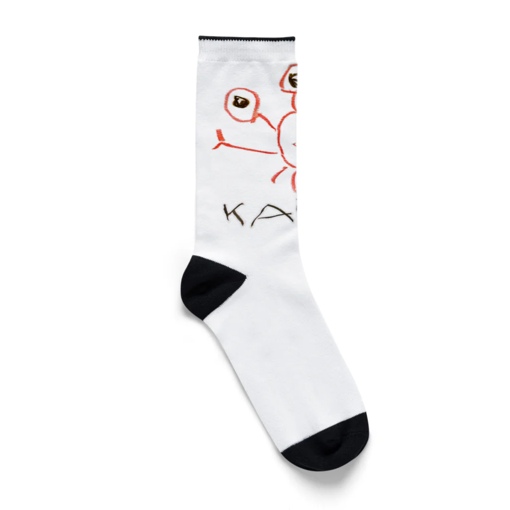 mogegeの4才が描いたKAMI(誤字) Socks