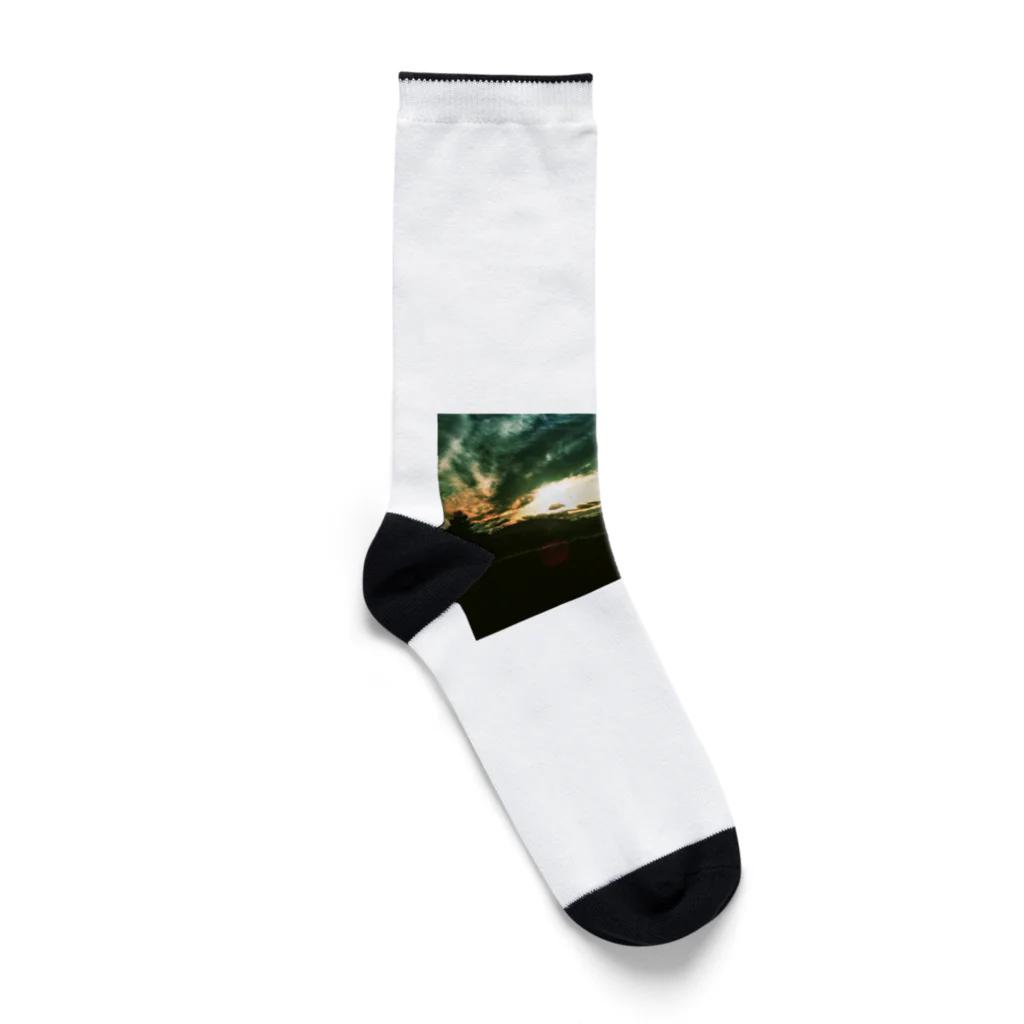 SHOPマニャガハの変わる空、変わる雲 Socks