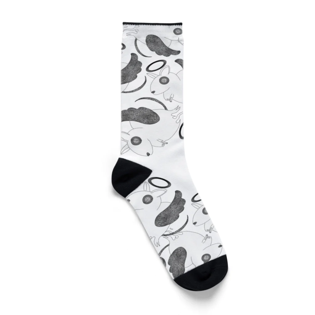 minyominyoのHis 成仏ネズミ 群 Socks