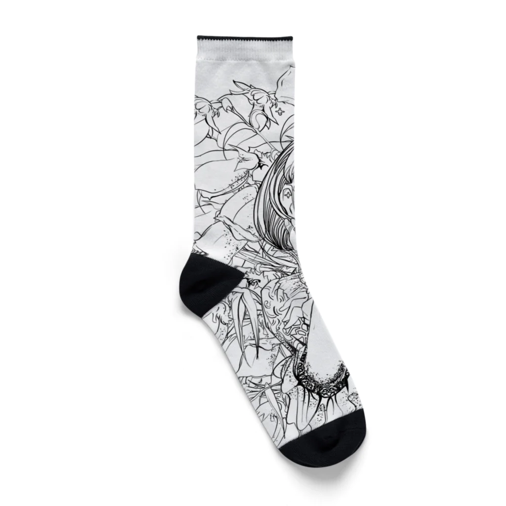 眼帯女子部のレース眼帯女子 Socks