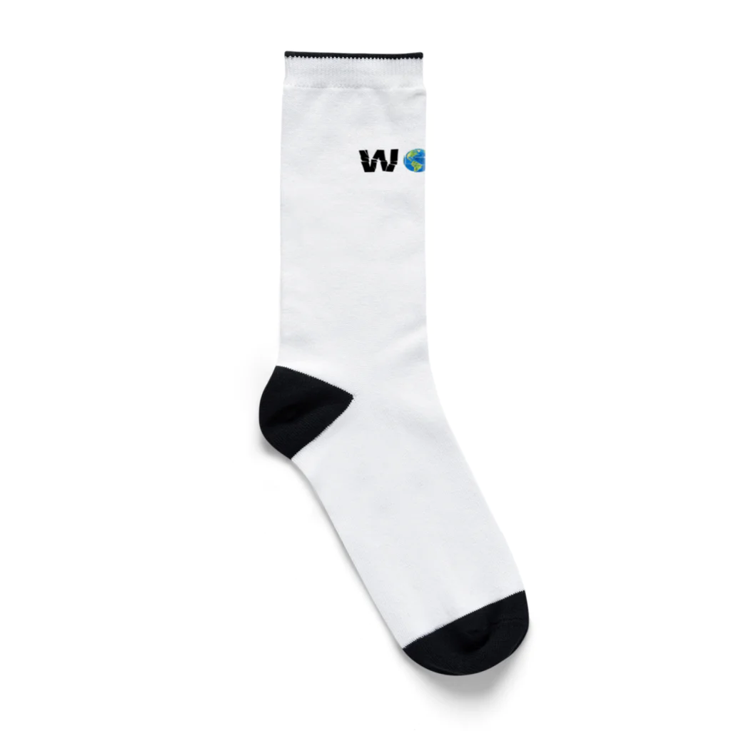 Ａ’ｚｗｏｒｋＳのWORLD(英字＋１シリーズ) Socks