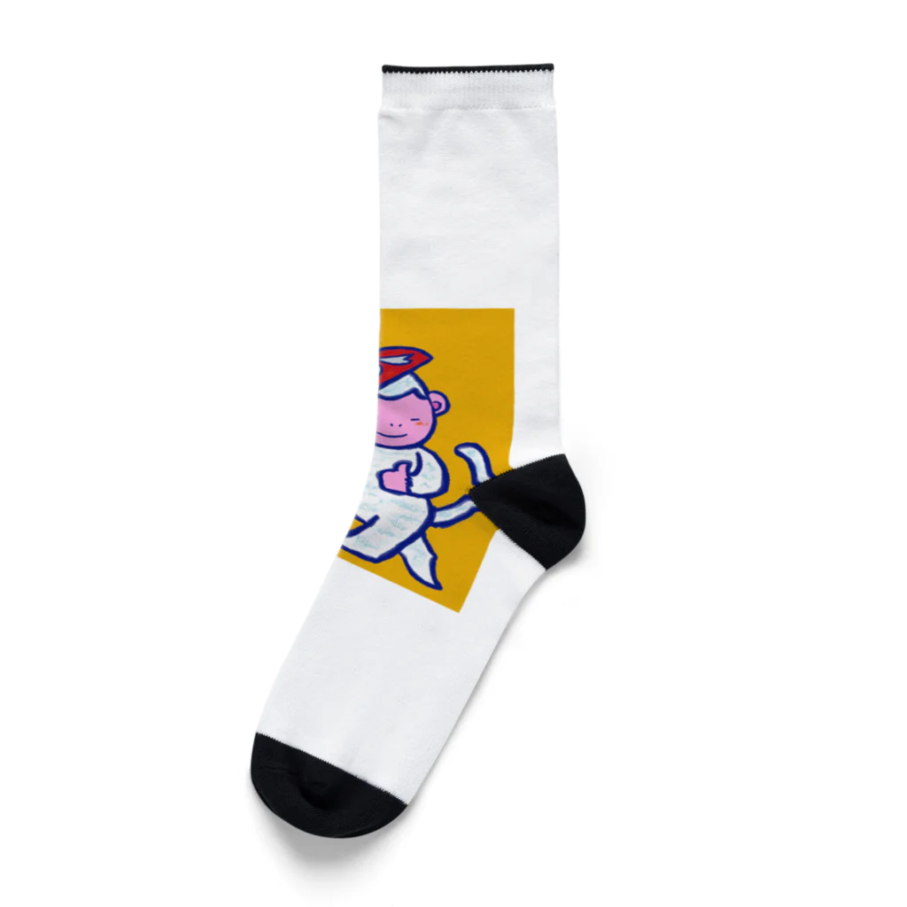 MOCHのおさるタヒコ Socks