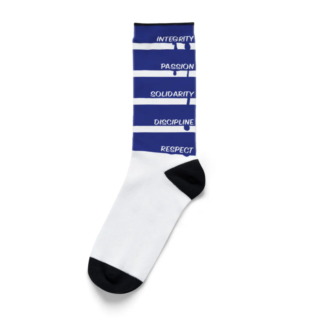 b.n.d [街中でもラグビーを！]バインドのb.n.d core value（BCV） Socks