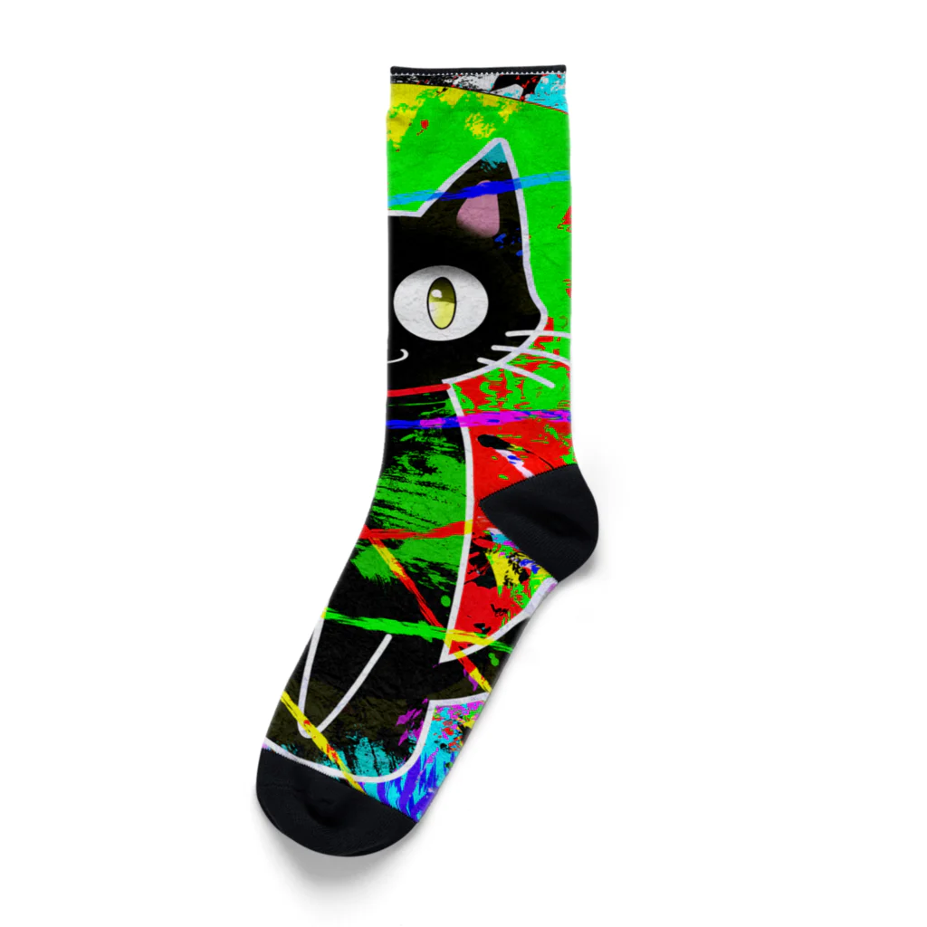 HolyMomentの黒猫にゃん Socks