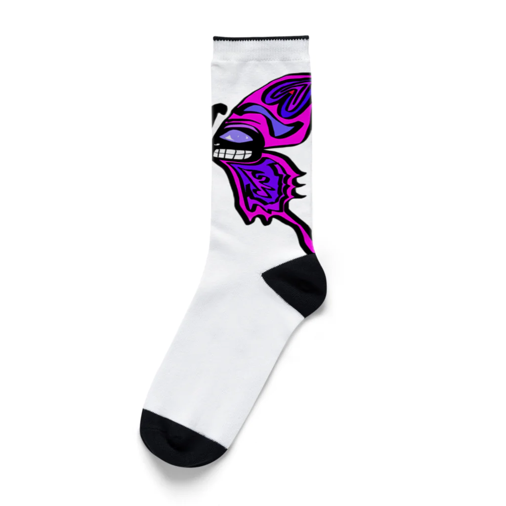 AOiLABOのstrange butterflies Socks