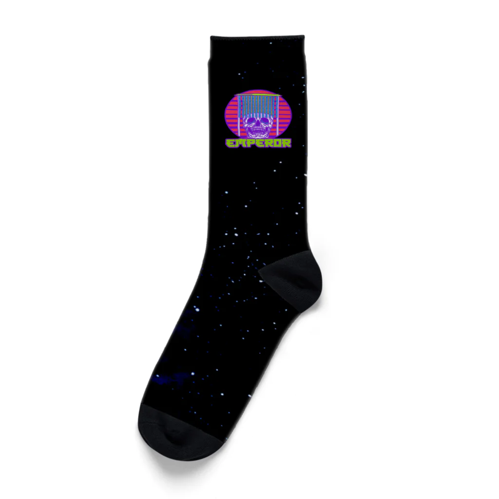 中華呪術堂（チャイナマジックホール）のspace skeleton emperor Socks