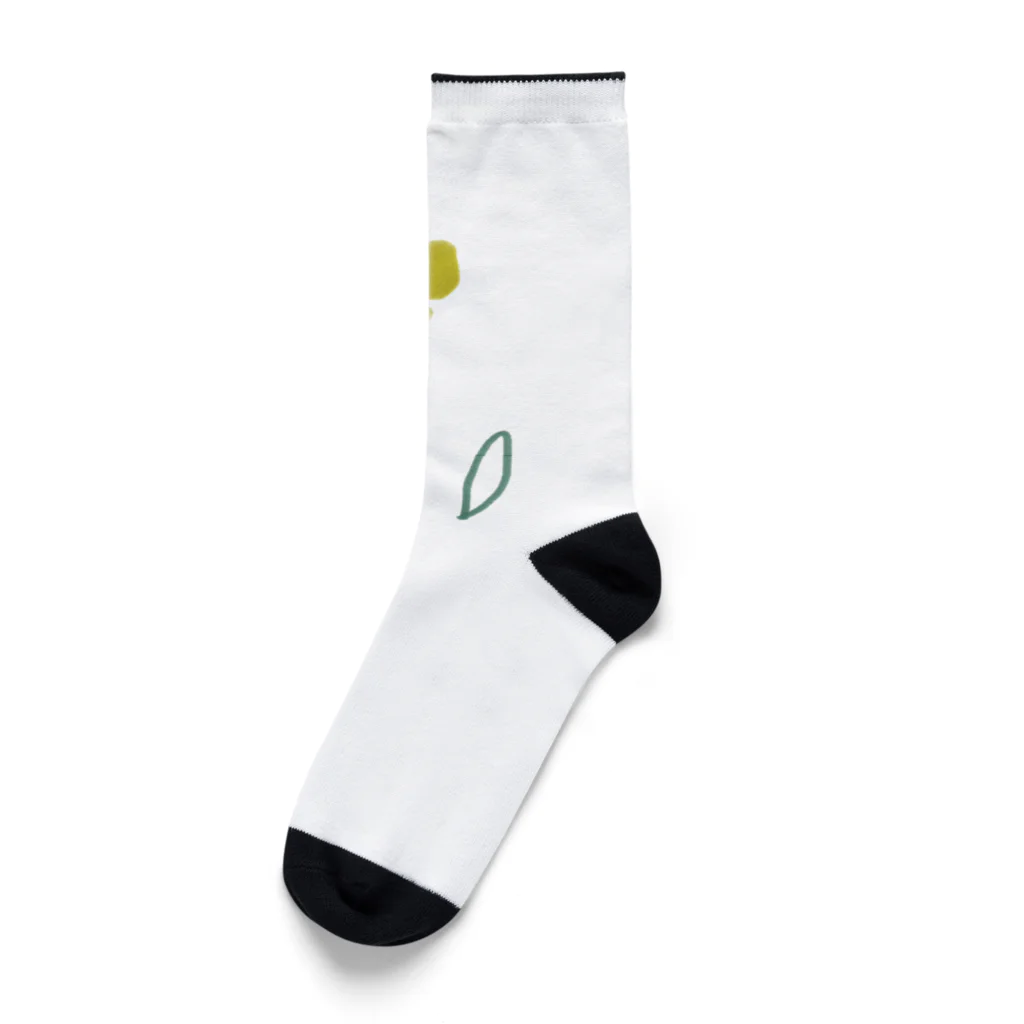 majkarumajitaの黄色チューリップOne Socks